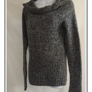 Cozy Charcoal Cowl Neck Sweater White House/Black Market